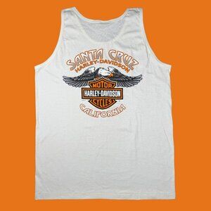 NWT Harley-Davidson Logo & Eagle Santa Cruz CA Tank | XL